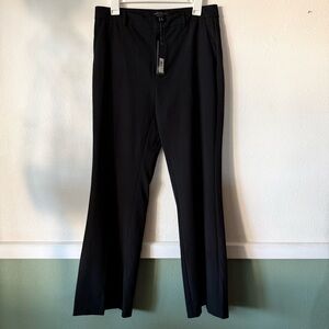 NWT Women’s Black Dress Suit Pants Flare Leg Banana Republic 8P